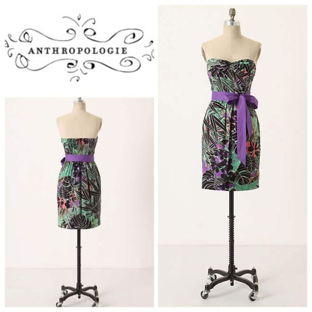 Anthropology- Edme & Esyllte Floral Dress